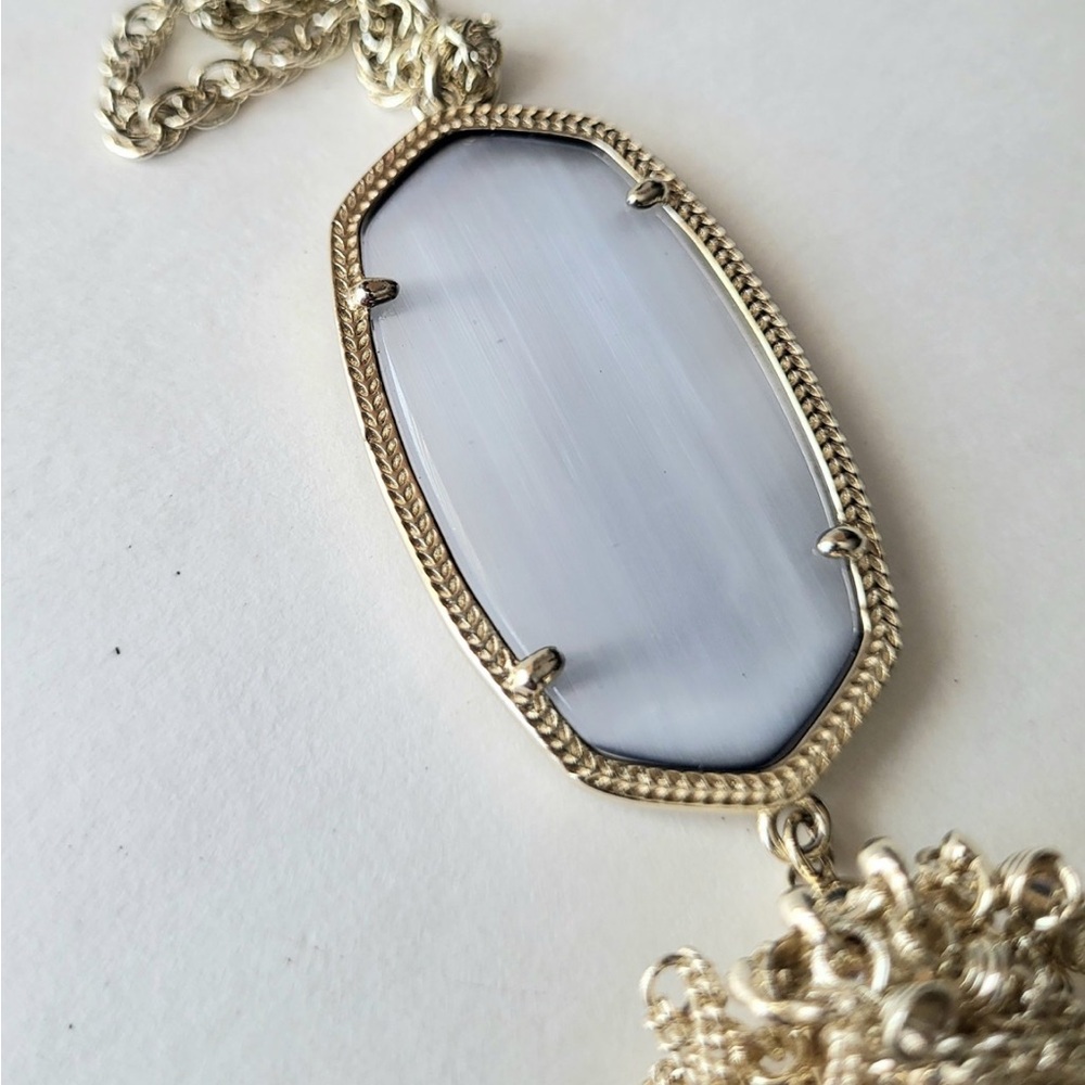 Kendra Scott Rayne gold & slate necklace